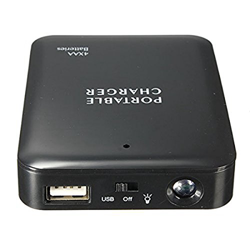 Novoce Caja de bateria del Banco de la energia del USB portatil Cargador de bateria Externa del Paquete del Cargador de bateria de Emergencia 4X AA pa precio
