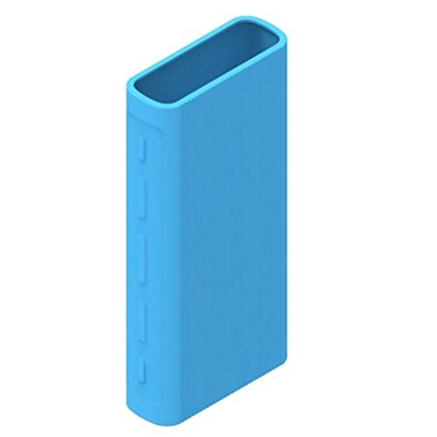 Genérica Silicona Power Bank Funda para Xiaomi Mobile Power Bank 3 (Azul)