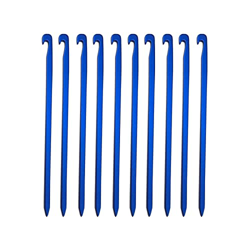 Clavijas de aluminio for carpas, estacas for carpas 10 piezas / lote Clavijas de aleación de aluminio de 16 cm for carpas, acampar al aire libre for a en oferta