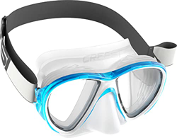Cressi Fiji Mask Máscara Buceo, Adultos Unisex, Transparente/Aguamarina, Talla única en oferta