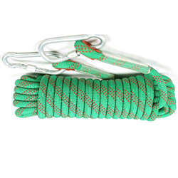 Cuerdas de escalada al aire libre, Cuerda de rescate de rápel, Cuerda de paracaídas de escape, Cuerda de escalada de roca estática, con bloqueo de seg características