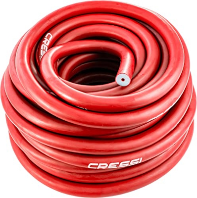 Cressi Pure Rubber Band Roll, Elástico para Arbalete Unisex Adulto, Rojo, 14 x 3000 mm