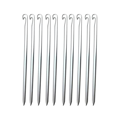 Clavijas de aluminio for carpas, estacas for carpas 10 piezas / lote Clavijas de aleación de aluminio de 16 cm for carpas, acampar al aire libre for a