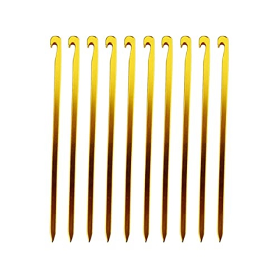 Clavijas de aluminio for carpas, estacas for carpas 10 piezas / lote Clavijas de aleación de aluminio de 16 cm for carpas, acampar al aire libre for a