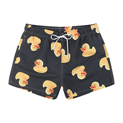 Sunday Rose - Pantalones cortos de natación para hombre, de secado rápido, casual, con bolsillos y forro de malla, cordón ajustable, para baño, casual características