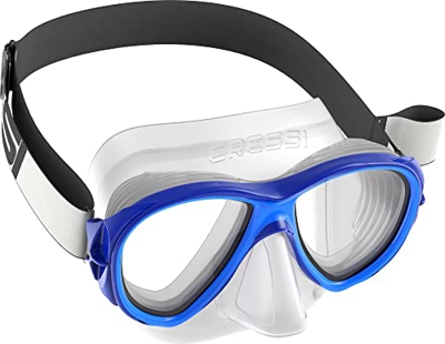 Cressi Samoa Mask Máscara Buceo, Adultos Unisex, Transparente/Azul, Talla única