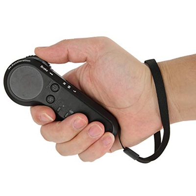 URROA Monopatín eléctrico de Cuatro Ruedas Control Remoto 2.4Ghz 200mAH PP Control Remoto con luz indicadora de Fuente de alimentación