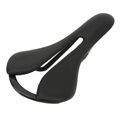 Sillín de Bicicleta de Carretera, Asiento de Bicicleta de Carretera de Fibra de Carbono, Resistente Al Desgaste, Transpirable, Asiento de Bicicleta Hu