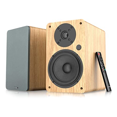 VULKKANO A5 ARC Altavoces Autoamplificados con Woofer de 5.25", Bluetooth 5.0, HDMI ARC, Optica, RCA, USB, con Salida Subwoofer, Monitores de Estudio 