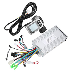 URROA Controlador sin escobillas for Patinete eléctrico, 36V/48V, 500W, 124DX, Controlador de Motor sin escobillas con Pantalla LCD for Patinete eléct características