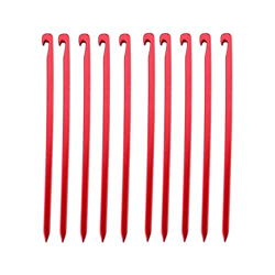 Clavijas de aluminio for carpas, estacas for carpas 10 piezas / lote Clavijas de aleación de aluminio de 16 cm for carpas, acampar al aire libre for a en oferta