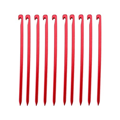 Clavijas de aluminio for carpas, estacas for carpas 10 piezas / lote Clavijas de aleación de aluminio de 16 cm for carpas, acampar al aire libre for a