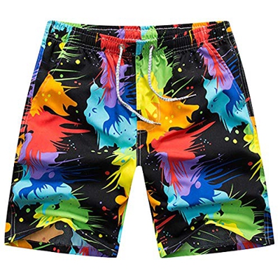 Bañador Natacion Hombre Bañadores Hombre Estampados Cortos Traje Trajes de Baño para Hombres Bañador Pantalon Piscina Surf Playa Deportivo Largo Panta