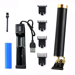 HAOTING Cortadora de Pelo Profesional Recargable T9 USB 0mm Cortador de Cabeza Calva Herramienta de Tallado de Barba máquina de Corte de Pelo para Hom precio