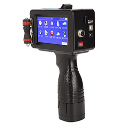 PUSOKEI Impresora de Inyección de Tinta Portátil de Mano, Cartucho de Tinta de Secado Rápido con Pantalla Táctil LCD de 4,3 Pulgadas, 3 Máquinas de Co en oferta