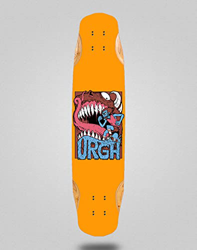 Urgh Skate Skateboard Longboard Deck Mix Bamboo 38x8.45 Monster Orange características