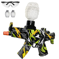 Jenyolon Gel Blaster Perlas de Agua Blaster Electrónica Gel Ball Blaster con Gafas de Seguridad, MP-5 Splatter Ball Blaster Juguete Automático Regalo  precio