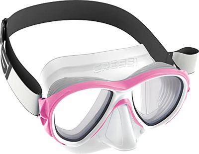 Cressi Samoa Mask Máscara Buceo, Adultos Unisex, Transparente/Rosa, Talla única