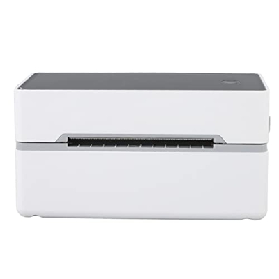LBEC Impresora de Etiquetas, 203 dpi Impresora de Recibos Blanca InaláMbrica de 100 a 240 V para OrganizacióN Empresarial para Oficina (Enchufe de la 