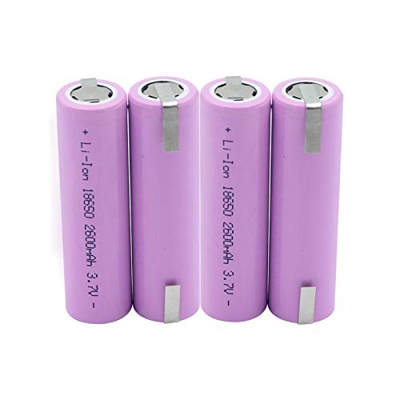 XATRF Batería de Iones de Litio de 3,7v, 2600mah, 18650, Recargable con 2 Placas para antorcha, Banco de energía, teléfono móvil, portátil, cámara, Ra