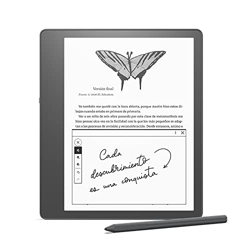 Te presentamos Kindle Scribe, el primer Kindle para leer y escribir, con una pantalla Paperwhite de 10,2" y 300 ppp | Con lápiz prémium | 16 GB características