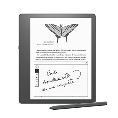 Te presentamos Kindle Scribe, el primer Kindle para leer y escribir, con una pantalla Paperwhite de 10,2" y 300 ppp | Con lápiz prémium | 16 GB