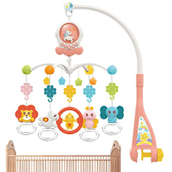 Onlynery Cuna móvil móvil para bebé con proyector de cielo nocturno | juguete recién nacido para el desarrollo cerebral de 0 a 3 meses, juguete para b en oferta