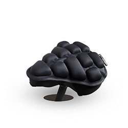 Jueshanzj Funda de asiento de bicicleta inflable 3D airbag transpirable espesar cómodo paseo en bicicleta de montaña súper suave cubierta de asiento S características