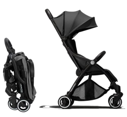 Cochecito Hamilton X1 Gris, Compacto y Plegable, Silla de Paseo Ligera hasta 22 kg, Cochecito premium con sistema de plegado con una sola mano, Carrit características