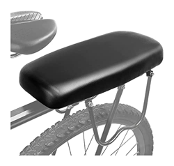 CrnSaTG Cojín for Asiento Trasero de Bicicleta, cojín Grueso for niños y Adultos, cojín Suave y cómodo de Cuero PU a Prueba de Golpes, cojín for Asien en oferta
