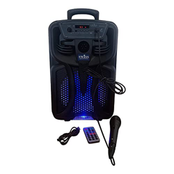 Altavoz Bluetooth Grande SW-8122 A de Suelo Portátil Inalámbrico 8" con Karaoke | Empareja Dos Altavoces del Mismo Modelo Y Disfruta Doble De La Fiest características