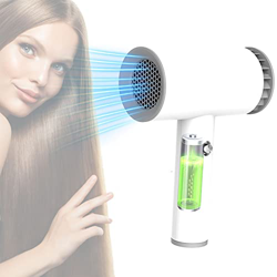 Secadores de cabello recargables, secadores de cabello inalámbricos, con batería de 5000 mAh y base de carga, 6 temperaturas, secador de cabello portá características