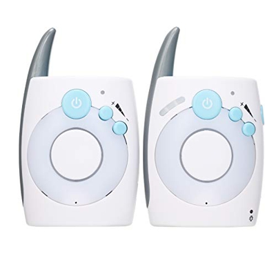 Tooart Baby Monitor, Portátil Inalámbrico Audio Digital Baby Monitor 2.4Ghz Conversación bidireccional Detector de llanto de bebé cristalino Transmisi