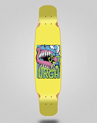 Urgh Skate Skateboard Longboard Deck Mix Bamboo 46x9 Monster Yellow características