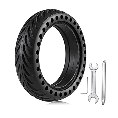 KNOKR Scooter Wheels Solid Tire M365 Scooter eléctrico XR 8.5 Pulgadas, for 3 Herramientas de instalación adecuadas for Xiaomi Fit for Gotrax GXL/FIT 