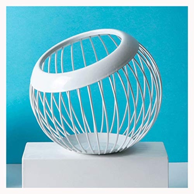 Cesta de drenaje de hierro para almacenamiento de frutas, cesta de almacenamiento moderna para el hogar, plato de frutas de estilo nórdico, cesta de f