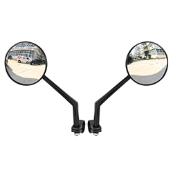 KNOKR Vista Trasera indicador de Espejo Vista Trasera Vidrio Vista Trasera Espejo Scooter Lado café Carreras de Scooter eléctrico Accesorios de Bicicl en oferta