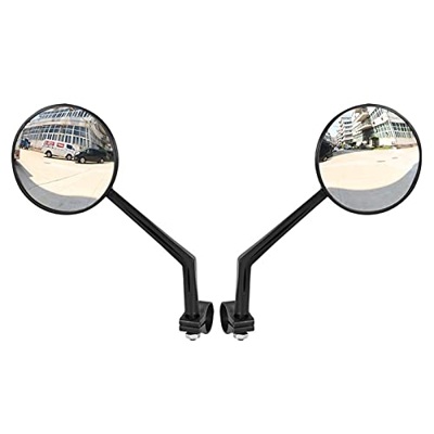 KNOKR Vista Trasera indicador de Espejo Vista Trasera Vidrio Vista Trasera Espejo Scooter Lado café Carreras de Scooter eléctrico Accesorios de Bicicl
