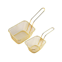 Colador de malla fina de acero inoxidable con asa, tamiz para freír patatas fritas, cesta de escurridor de frutas y verduras en oferta