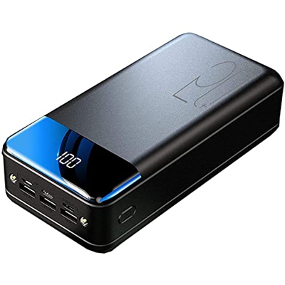 Giural Charger Portátil 50000Mah Power Bank, 2.0 Paquete De Baterías Externas De Carga Rápida con Pantalla LED, Potencia De Emergencia De Teléfono Cel