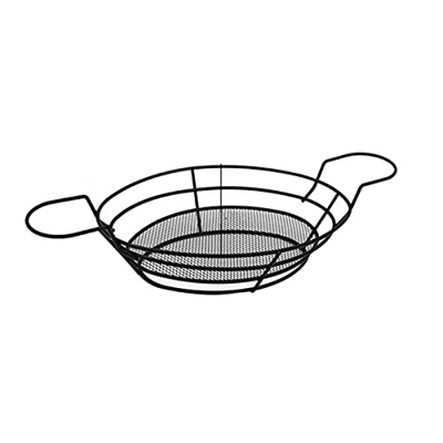 Cesta de colador, cesta de papas fritas, colador de cocina, colador de acero inoxidable, cesta de espaguetis (negro)