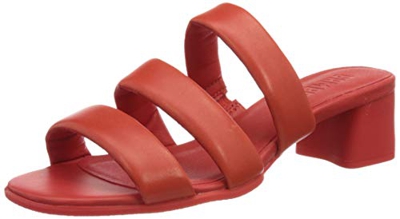 CAMPER Katie-K201022, Sandalia para Mujer, Rojo, 40 EU