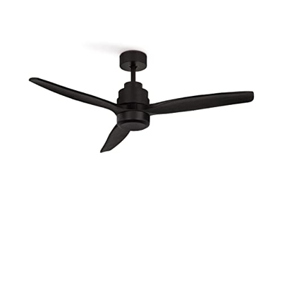 CREATE / WINDSTYLANCE DC / Ventilador de Techo Negro Aspas Negras / Silencioso, Potencia 40W, Ø132 cm