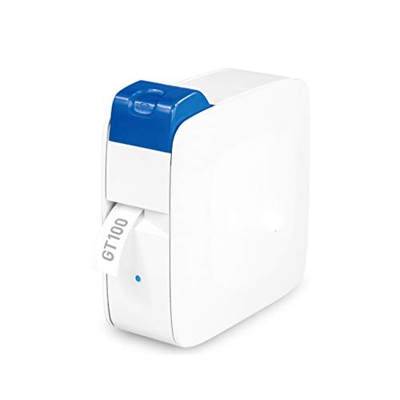 BAPYZ Etiqueta inalámbrica Marcador de Impresora Transferencia térmica Impresora Manual Corte 6-14mm Etiqueta Ancho Soporte 8 Idiomas con 3 Rollos de 