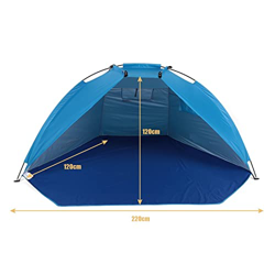 GOKSOY Tienda de campaña de supervivencia al aire libre Senderismo Camping Pesca Tienda de playa Deportes Tienda de sombra Picnic Familia Playa Parque en oferta