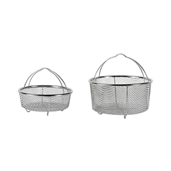Cesta coladora de cocina, cesta de malla para papas fritas, tamiz de freír, cesta de acero inoxidable, cesta para blanquear (plata) (plata) características