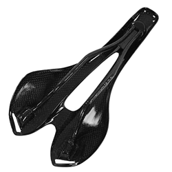 SOONHUA Funda acolchada para asiento de bicicleta, asiento de bicicleta, hueco y transpirable, de fibra de carbono, para bicicleta de montaña, carrete características