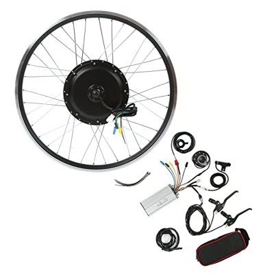 CHICIRIS Kit de ConversióN de Bicicleta eléCtrica Silenciosa, Cassette de Bicicleta de Alta Capacidad de 48V y 1000W, Motor de Buje Trasero para Bicic