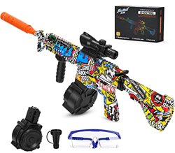 Innedu Electric Gel Blaster, M4A1 Splatter Blaster, Two Modes Gel Blaster Gun con 60000 Balas y Gafas, Actividades de Tiro al Aire Libre en Equipo par en oferta