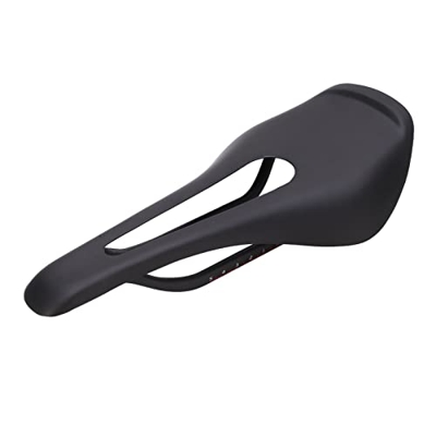Sillín de Bicicleta de Fibra de Carbono Completo, Ergonómico de Alta Resistencia, Transpirable, Sillín de Bicicleta para Bicicletas de Montaña para Bi